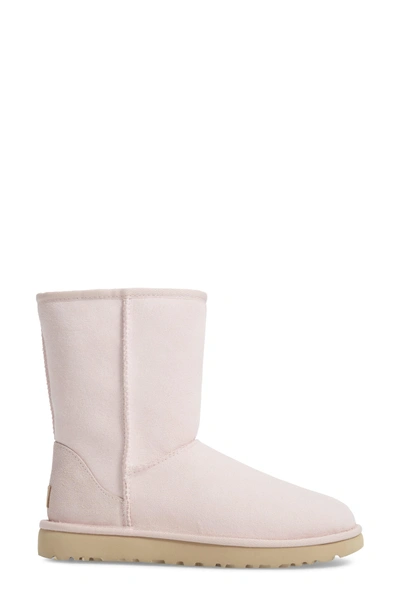 Shop Ugg 'classic Ii' Genuine Shearling Lined Short Boot In Pink Suede