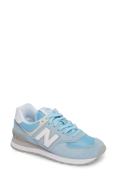 Shop New Balance '574' Sneaker In Blue/ Blue
