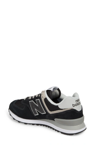 Shop New Balance '574' Sneaker In Onyx