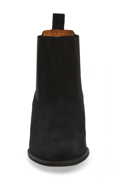 Shop Hunter Original Refined Water Resistant Chelsea Boot In Black Suede