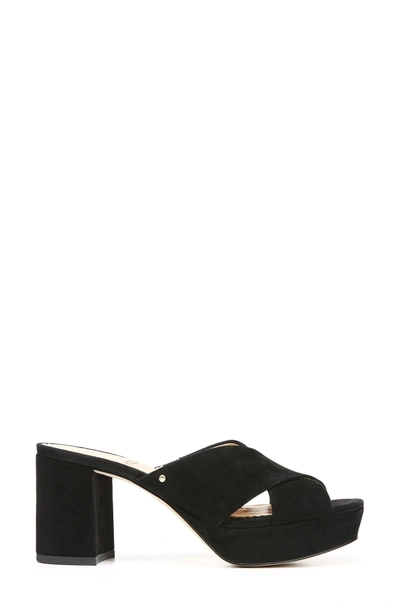 Shop Sam Edelman Jayne Sandal In Black Suede