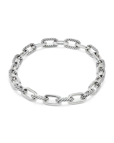 Shop David Yurman Madison Chain Large Link Necklace, 20" In Silver