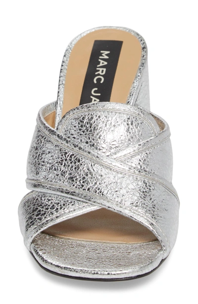 Shop Marc Jacobs Aurora Mule In Silver