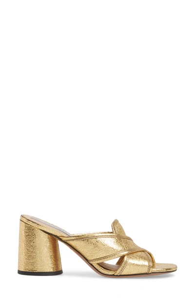 Shop Marc Jacobs Aurora Mule In Gold