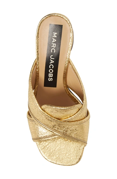 Shop Marc Jacobs Aurora Mule In Gold