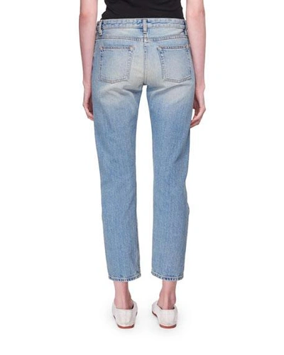 Shop The Row Ashland Slim-leg Ankle Jeans In Light Blue