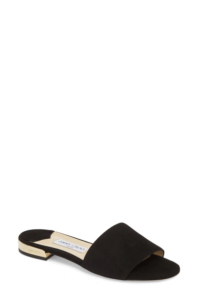 Shop Jimmy Choo Joni Slide Sandal In Black