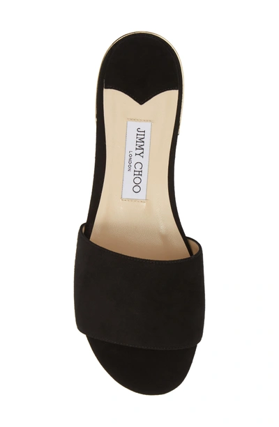 Shop Jimmy Choo Joni Slide Sandal In Black