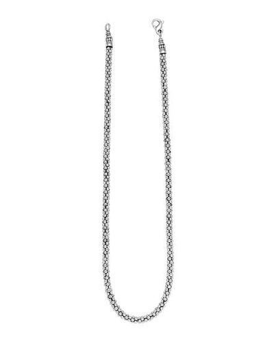 Shop Lagos 4mm Sterling Silver Rope Necklace, 18"l