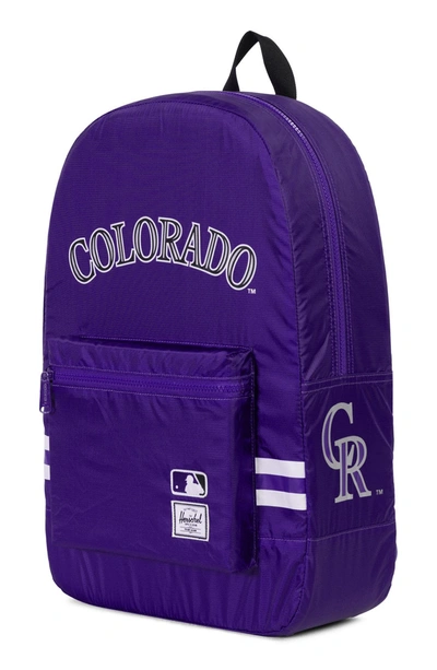 Shop Herschel Supply Co Packable - Mlb National League Backpack - Purple In Colorado Rockies