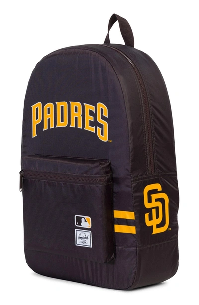 Herschel Supply Co. Packable - Mlb National League Backpack - Brown In San Diego Padres