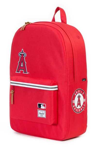 Shop Herschel Supply Co Heritage - Mlb American League Backpack - Red In Los Angeles Angels