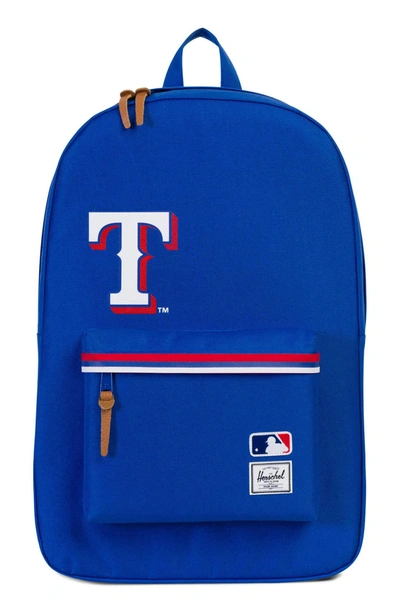Shop Herschel Supply Co Heritage - Mlb American League Backpack - Blue In Texas Rangers