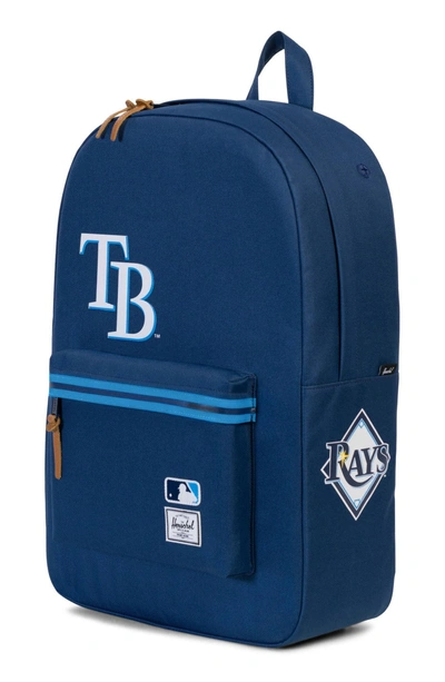 Shop Herschel Supply Co Heritage - Mlb American League Backpack - Blue In Tampa Bay Rays