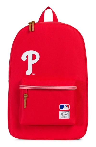 Shop Herschel Supply Co Heritage - Mlb National League Backpack - Red In Philadelphia Phillies