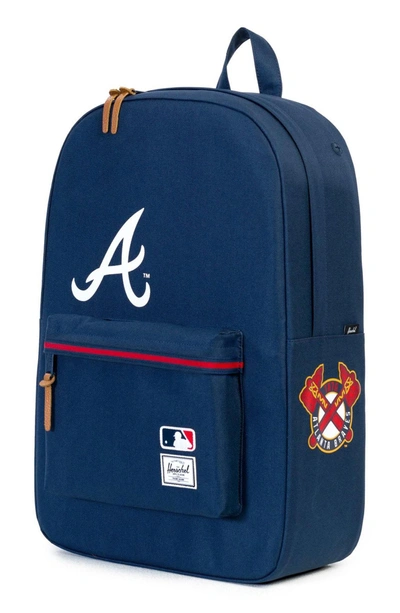 Shop Herschel Supply Co Heritage - Mlb National League Backpack - Blue In Atlanta Braves