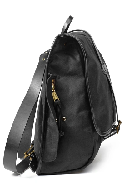Shop Filson Tin Cloth Backpack In Black
