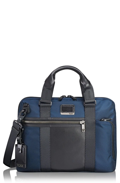 Shop Tumi Alpha Bravo - Charleston Briefcase - Blue In Navy