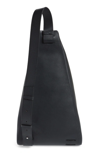 Shop Loewe Anton Leather Sling Pack - Black