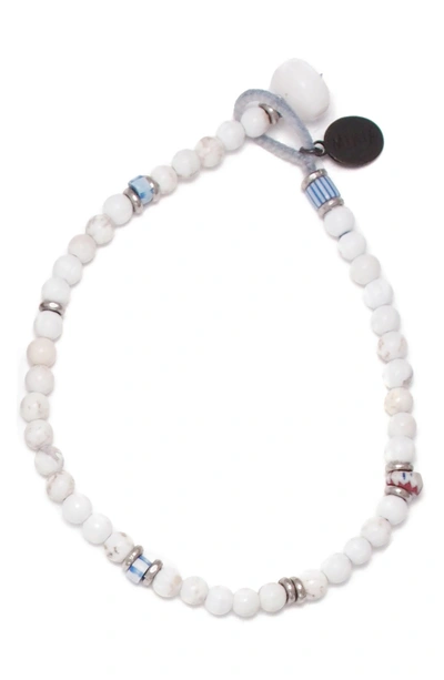 Shop Mikia Bead Bracelet In Magnesite