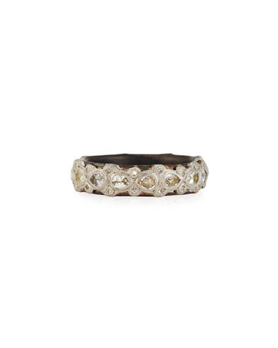 Shop Armenta New World Lacy Eternity Stacking Ring In Silver