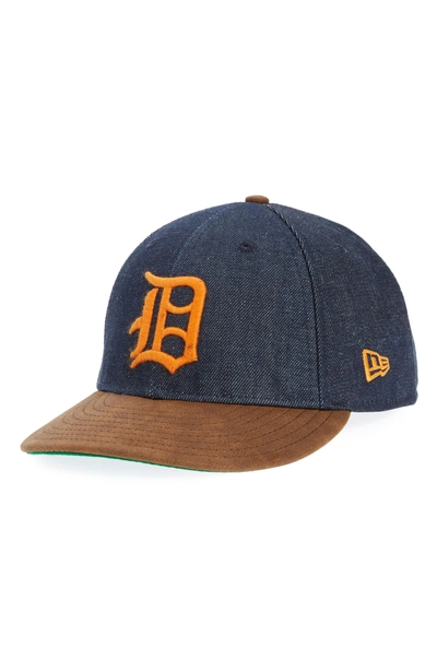 Shop New Era X Levi's Mlb Logo Ball Cap - Black In Detroit Tigers