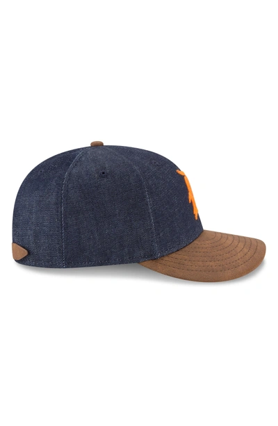 Shop New Era X Levi's Mlb Logo Ball Cap - Black In Detroit Tigers