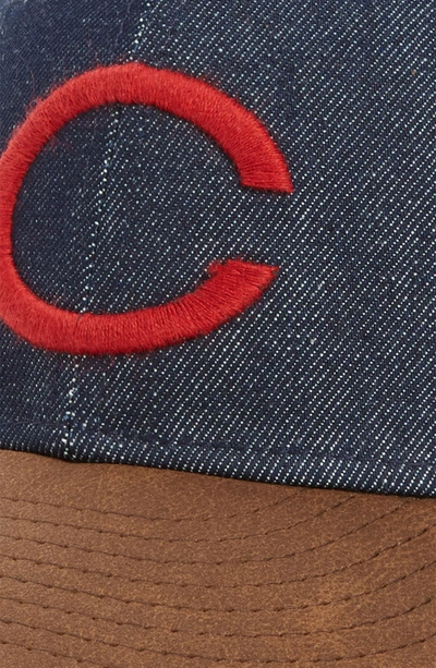 Shop New Era X Levi's Mlb Logo Ball Cap - Black In Cincinnati Reds