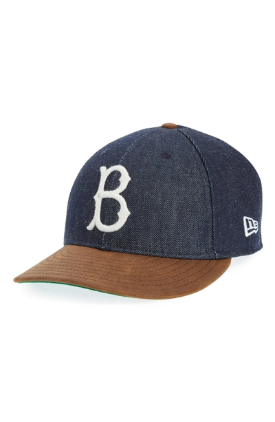 Shop New Era X Levi's Mlb Logo Ball Cap - Black In Brooklyn Dodgers