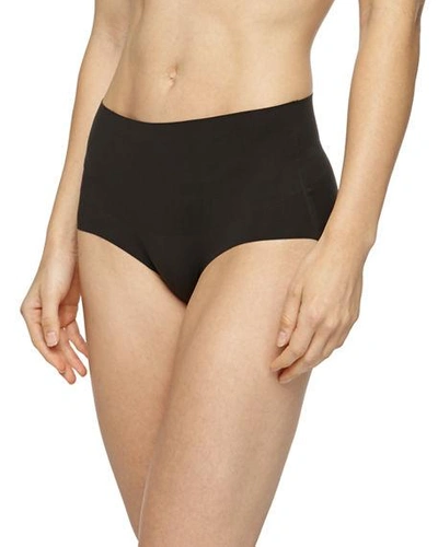 Spanx Retro High Waisted Brief In Very Black