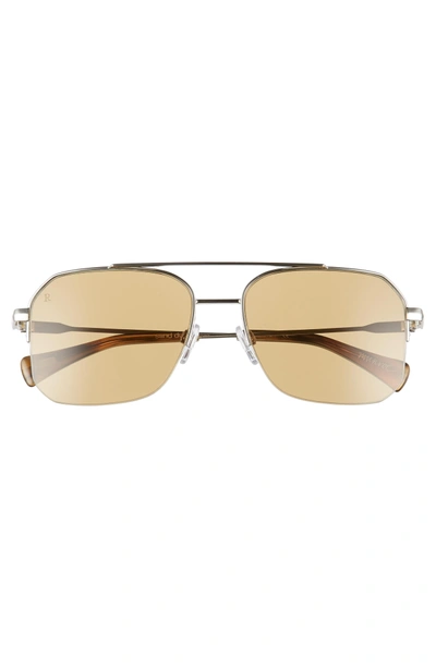 Shop Raen Munroe 55mm Square Aviator Sunglasses - Sand Dune