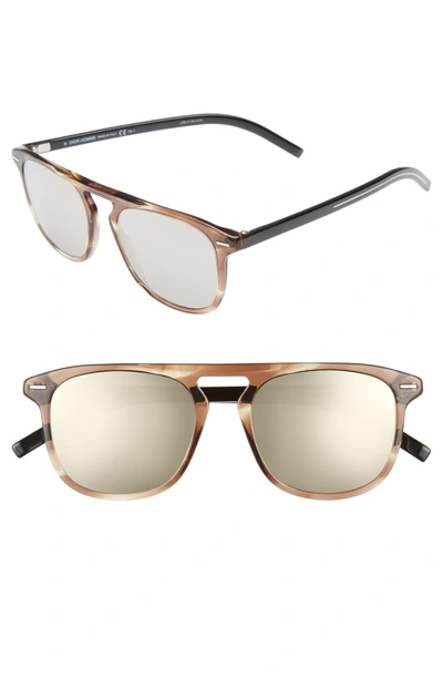 Shop Dior 52mm Sunglasses - Brown Havana