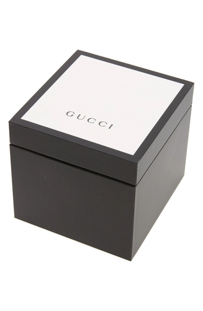 Shop Gucci Sync Transparent Rubber Strap Watch, 46mm In Green
