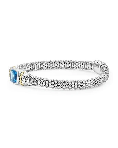 Shop Lagos 10mm Caviar Color Bead Bracelet In Blue