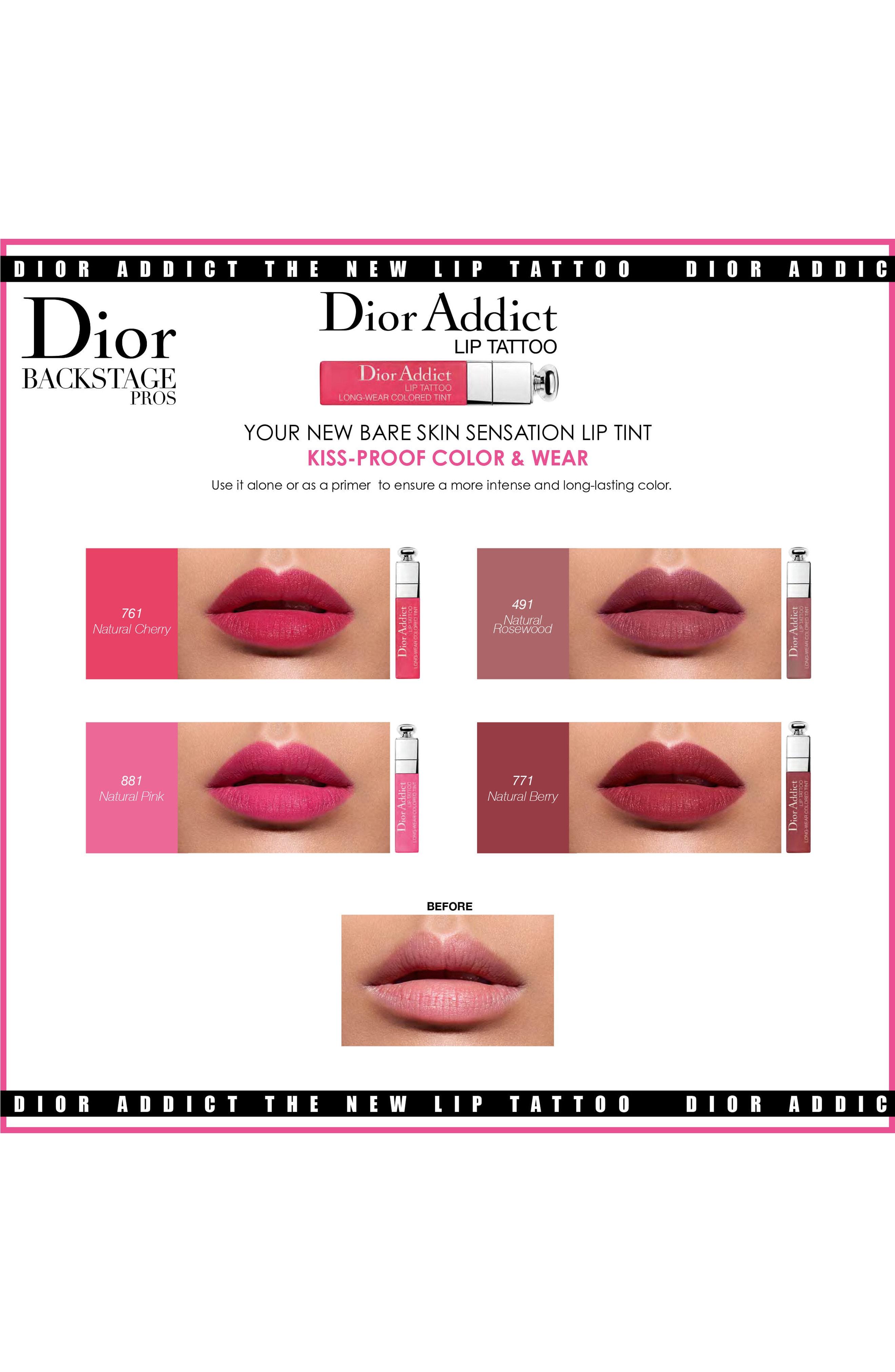 dior addict lip tattoo 641