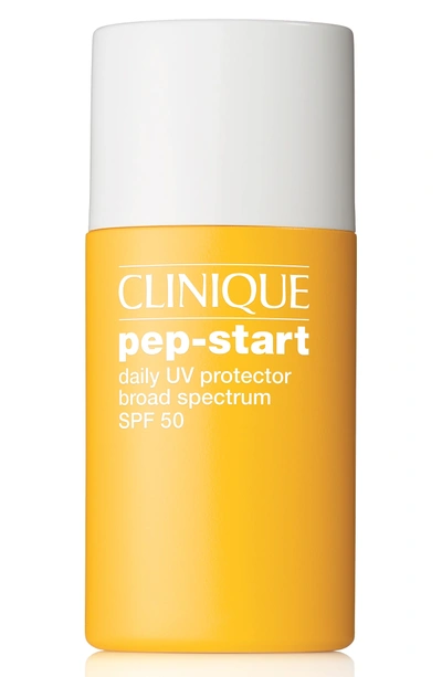 Shop Clinique Pep-start Daily Uv Protector Broad Spectrum Spf 50