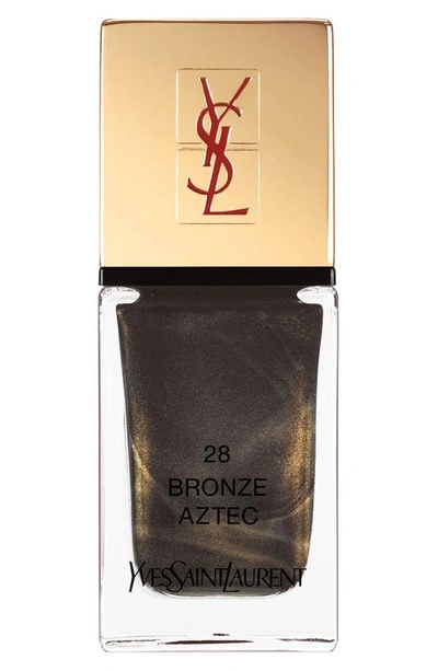 Shop Saint Laurent 'la Laque Couture' Nail Lacquer - 28 Bronze Aztec