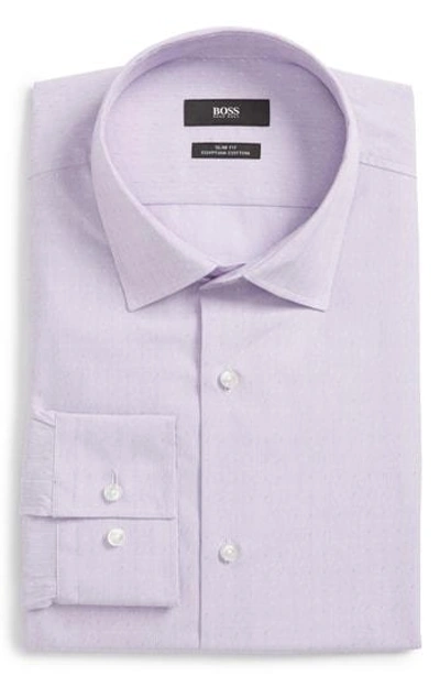 Shop Hugo Boss Jenno Slim Fit Dress Shirt In Light Purple
