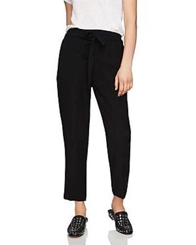 Shop 1.state Cropped Jogger Pants In Rich Black