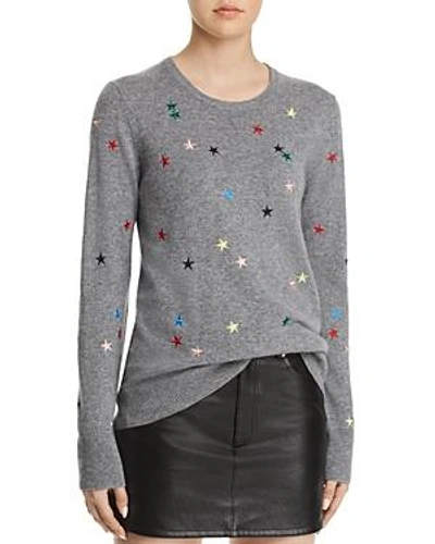 Shop Equipment Shane Star Cashmere Sweater In Heather Gray Multi