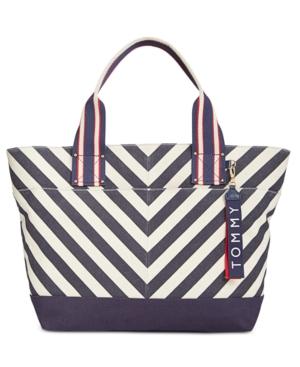 tommy hilfiger canvas tote