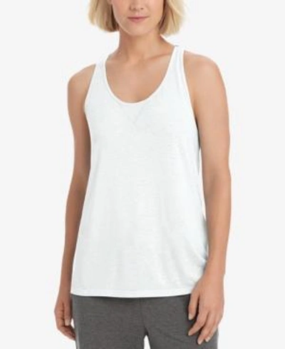 Shop Champion Authentic Wash Racerback Tank Top In White