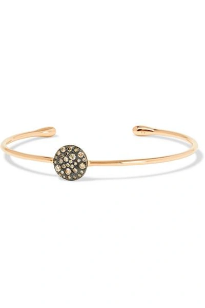 Shop Pomellato 18-karat Rose Gold Diamond Cuff