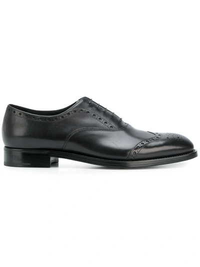 Shop Prada Classic Oxford Shoes - Black