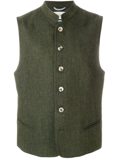 Shop Holland & Holland Classic Waistcoat - Green