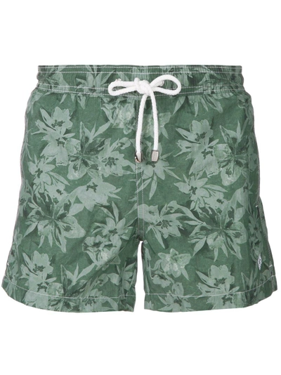 Shop Borrelli Floral Swim Shorts