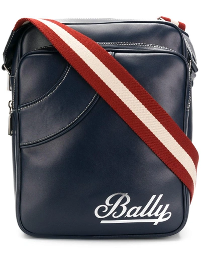 Shop Bally Logo Messenger Bag