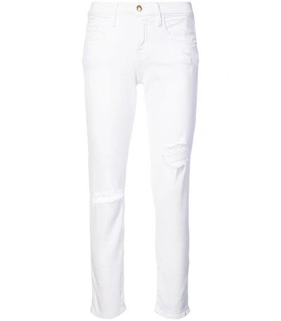 Shop Frame White Le Boy Blanc Jeans