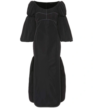 Shop Ellery Sky High Midi Dress In Black