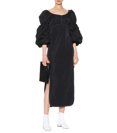 Shop Ellery Sky High Midi Dress In Black